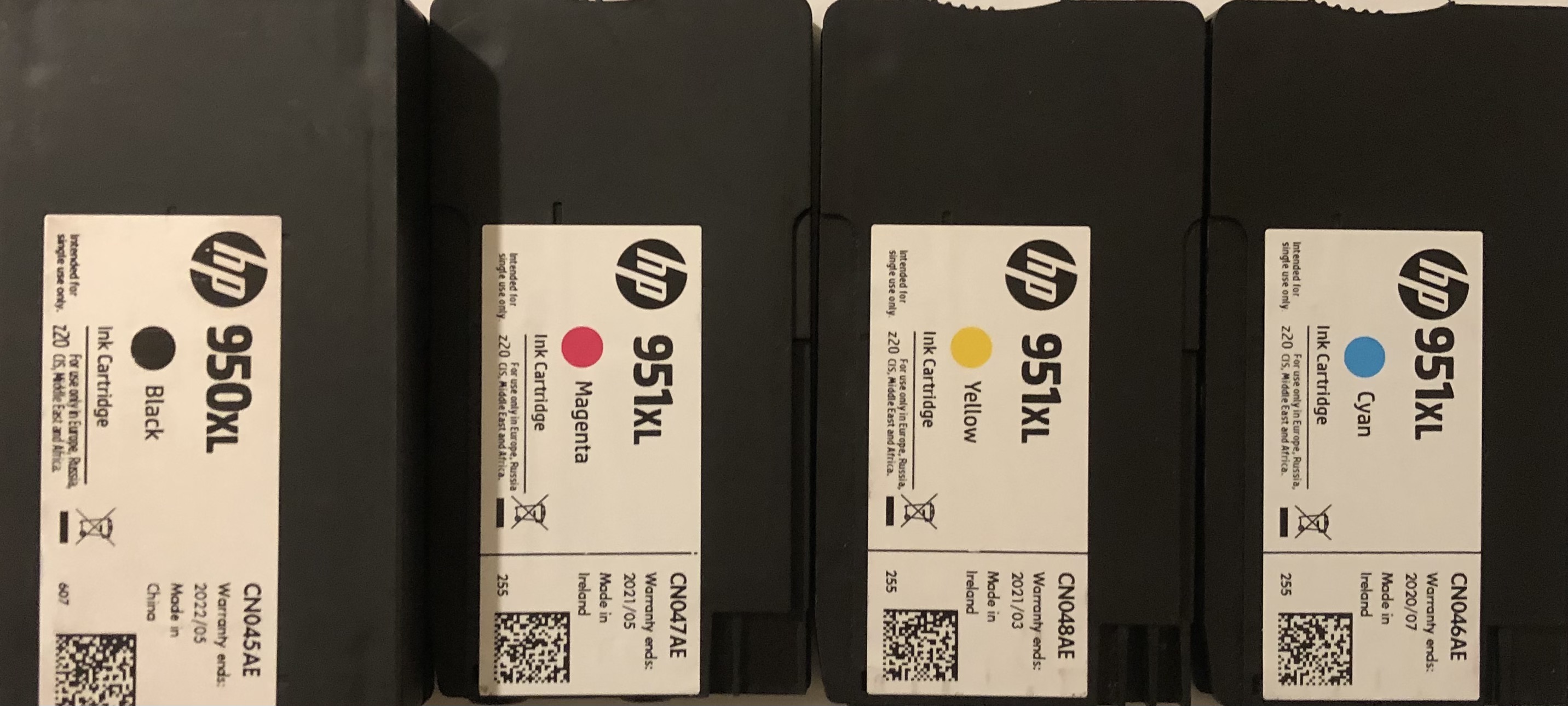 HP 950XL Black & 951XL Cyan, Magenta, Yellow Multipack